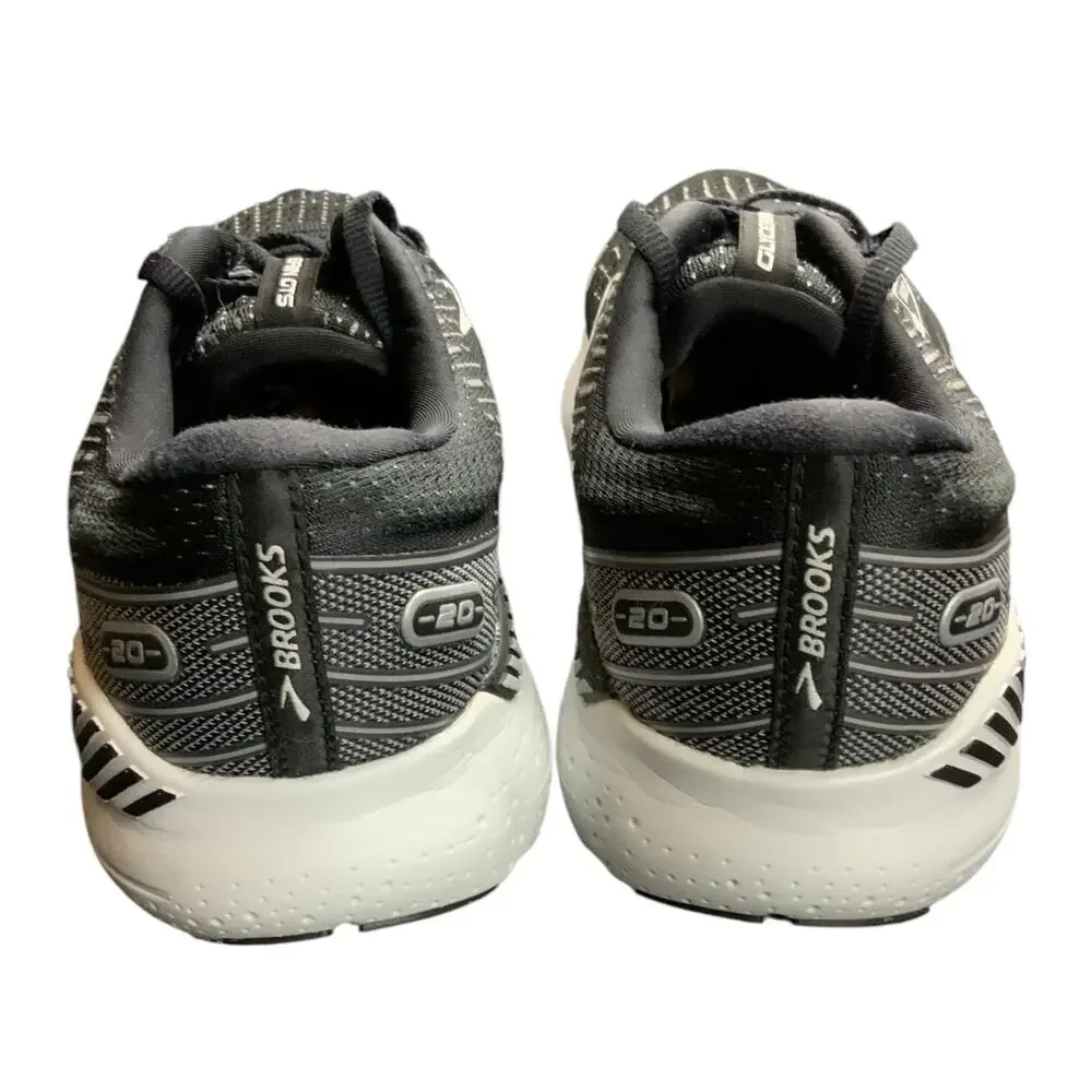 Brooks Glycerin GTS 20 Men’s 10.5 D Black Running Shoes DNA LOFT Support